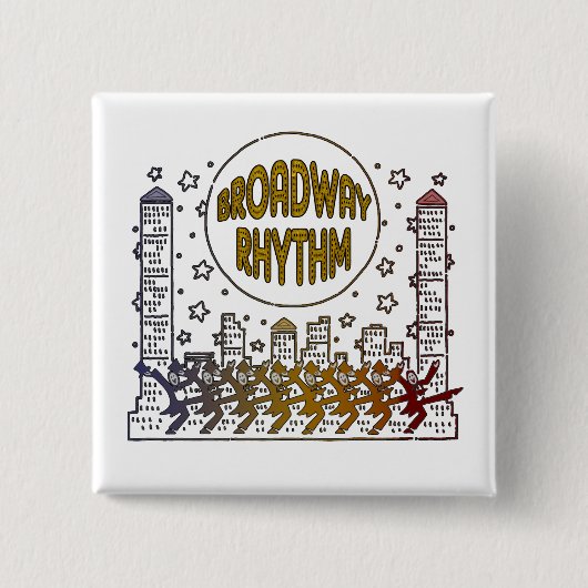 Broadway-Rhythmus-Knopf Button (Vorderseite)
