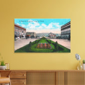 Broadway SceneLongview, WA Leinwanddruck (Insitu (Wohnzimmer))