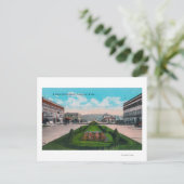 Broadway SceneLongview, WA Postkarte (Stehend Vorderseite)