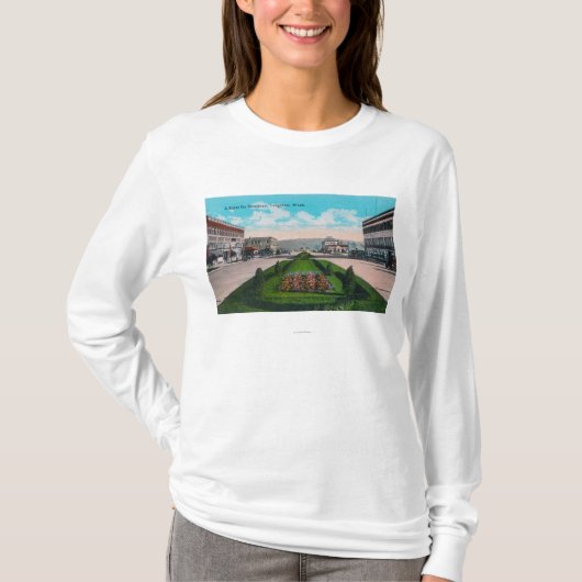 Broadway SceneLongview, WA T-Shirt (Vorderseite)