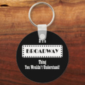 Broadway-Schlüsselanhänger Schlüsselanhänger (Vorderseite)