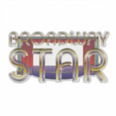 Broadway Star Aufkleber (Vorderseite)