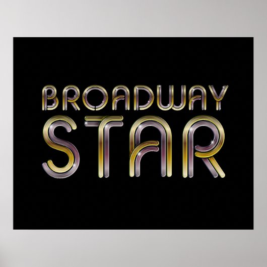 Broadway Star Poster (Vorne)