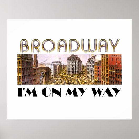 Broadway Star Poster (Vorne)