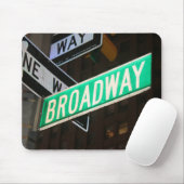 Broadway-Straßenschild Mousepad (Mit Mouse)