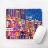 Broadway Street Downtown Nashville Tennessee Mousepad (Mit Mouse)