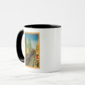 Broadway Street in Los Angeles, CA Tasse (Vorderseite Links)