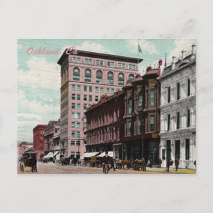 Broadway Street Vintag Postcard Postkarte