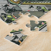 Broadway, Times Square, New Yorker Straßen nachts Puzzle (Seite)