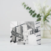 Broadway-Times Square-Postkarte Postkarte (Stehend Vorderseite)
