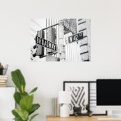 Broadway Times Square Print Poster (Heimbüro)