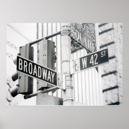 Broadway Times Square Print Poster (Vorne)