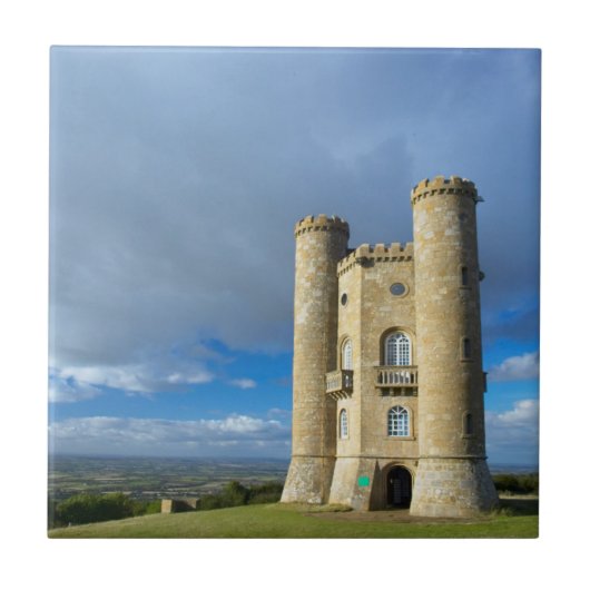 Broadway Tower, nahe Broadway, Worcestershire Fliese (Vorderseite)