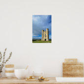 Broadway Tower, nahe Broadway, Worcestershire Poster (Küche)