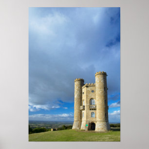 Broadway Tower, nahe Broadway, Worcestershire Poster
