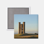 Broadway Turm im Cotswolds-Magneten Magnet (Vorderseite/Rückseite)