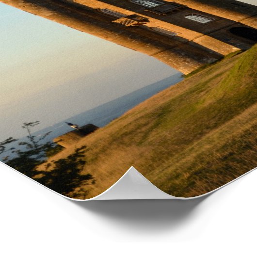 Broadway Turm in Cotswolds Poster (Ecke)