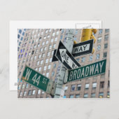 Broadway u. 44. - New- York Citypostkarte Postkarte (Vorne/Hinten)