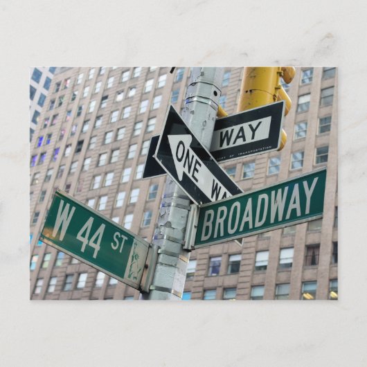 Broadway u. 44. - New- York Citypostkarte Postkarte (Vorderseite)