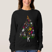 Broadway Ugly Weihnachtsbaum Sie werden kommen Sweatshirt (Vorderseite)
