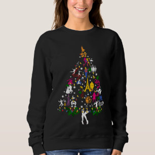 Broadway Ugly Weihnachtsbaum Sie werden kommen Sweatshirt