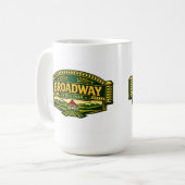 Broadway, VA Marquee-Mug Kaffeetasse (Vorderseite Links)