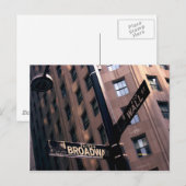 Broadway/Wallstreet Postkarte (Vorne/Hinten)