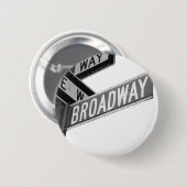 Broadway-Zeichen Button (Vorne & Hinten)