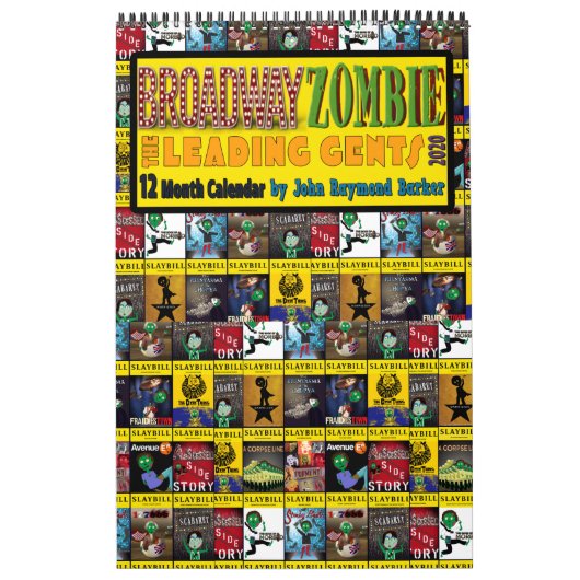 Broadway Zombie The Leading Gents 2020 Kalender (Titelbild)