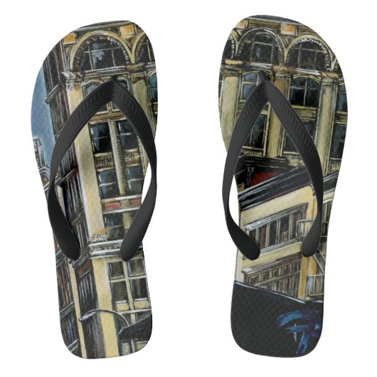 Broadway's Best, New York City Badesandalen (Fußbett)