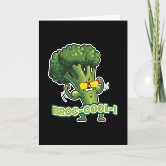 Broc-cool-i Veganes Veganes Gemüse Karte (Vorderseite)