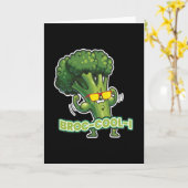 Broc-cool-i Veganes Veganes Gemüse Karte (Gelbe Blume)