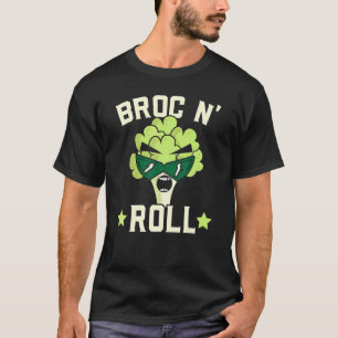Broc N' Roll Broccoli Vegan Gemüse gesund Vege T-Shirt