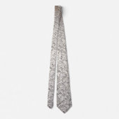 Brocade Damask Krawatte (Rückseite)