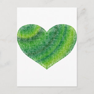 Brocade Heart Postkarte