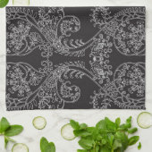 Brocade pattern geschirrtuch (Gefaltet)