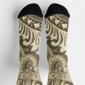 Brocade Pattern Socken (Oben)