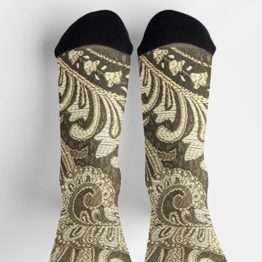 Brocade Pattern Socken (Oben)