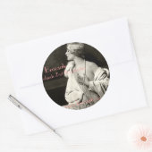 Brocante Großaufkleber Runder Aufkleber (Umschlag)