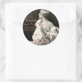 Brocante Großaufkleber Runder Aufkleber (Tasche)