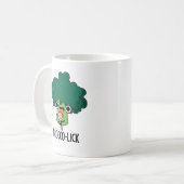 Brocco lick Funny Veggie Broccoli Pun Kaffeetasse (Vorderseite Links)