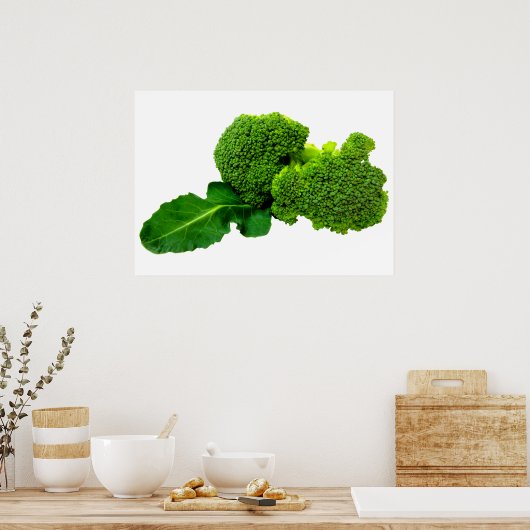 Broccoli 28" x 20", Value Poster Paper (Matte) (Küche)