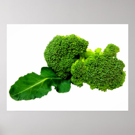 Broccoli 28" x 20", Value Poster Paper (Matte) (Vorne)