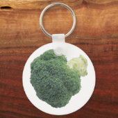 Broccoli 2.25" Basic Button Schlüsselanhänger (Vorderseite)