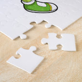 Broccoli als Musiker mit Gitarre Puzzle (Seite)