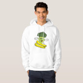 Broccoli als Skifahrer mit Ski Hoodie (Vorne ganz)