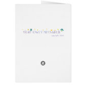 Broccoli and Apple Funny Earth Day Card (Hinten)