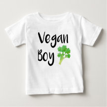 Broccoli-Baby-Shirt "Veganer Junge"