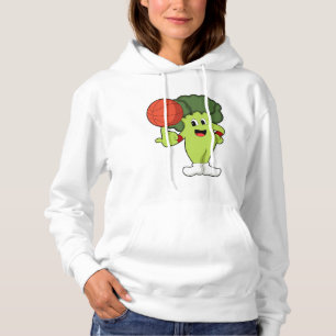 Broccoli beim Basketballsport Hoodie