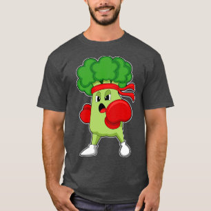 Broccoli beim Boxen mit Boxhandschuhen T-Shirt